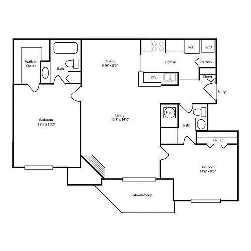 Floor plan B3