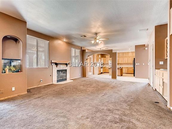 family room looking into kitchen