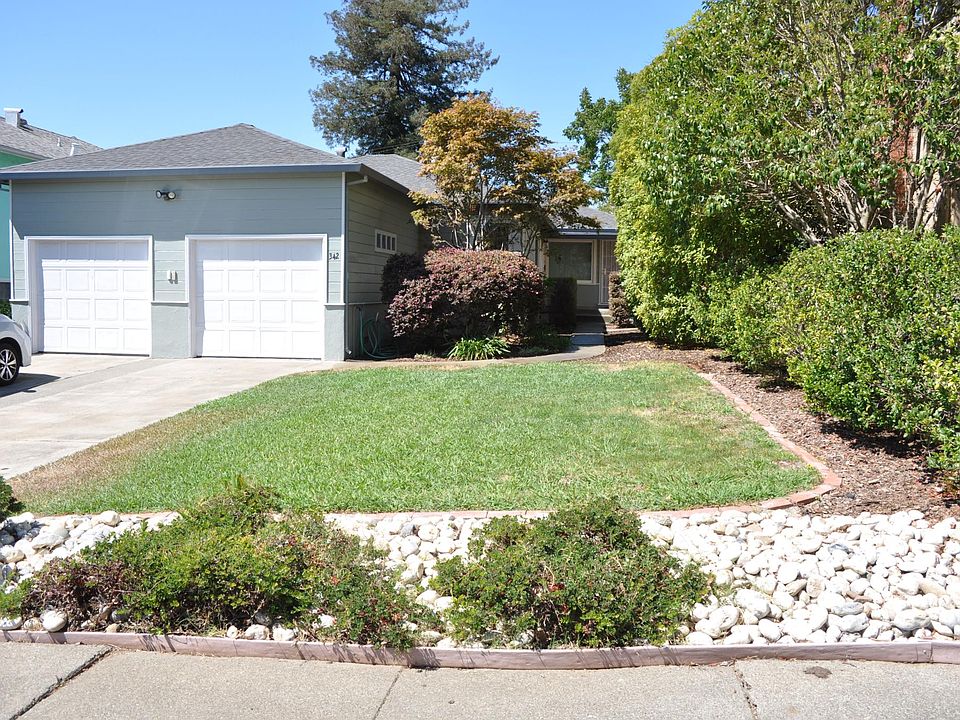 Attached garage and entrance