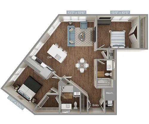 Floor plan B10-2