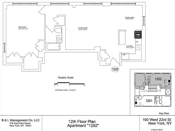 2nd image of 160 W 22nd St APT 1202
