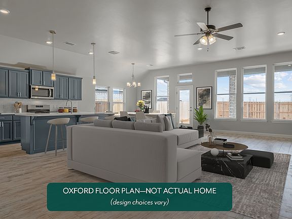 Living Area and Kitchen