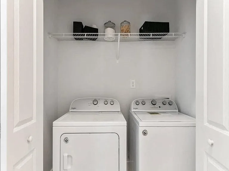 Washer and dryer available