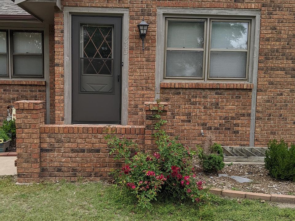Front of apartment.