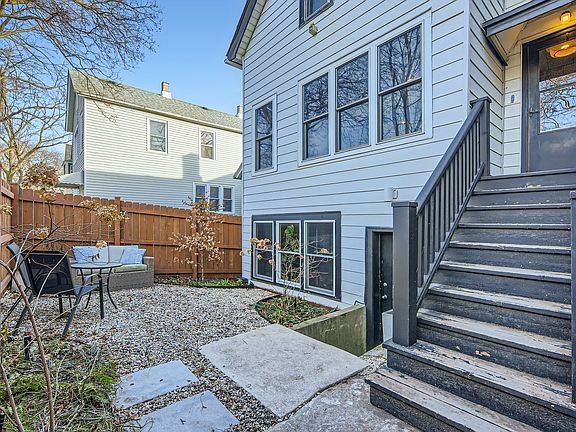 Step through the front gate, and you're greeted with a sizable private front yard.