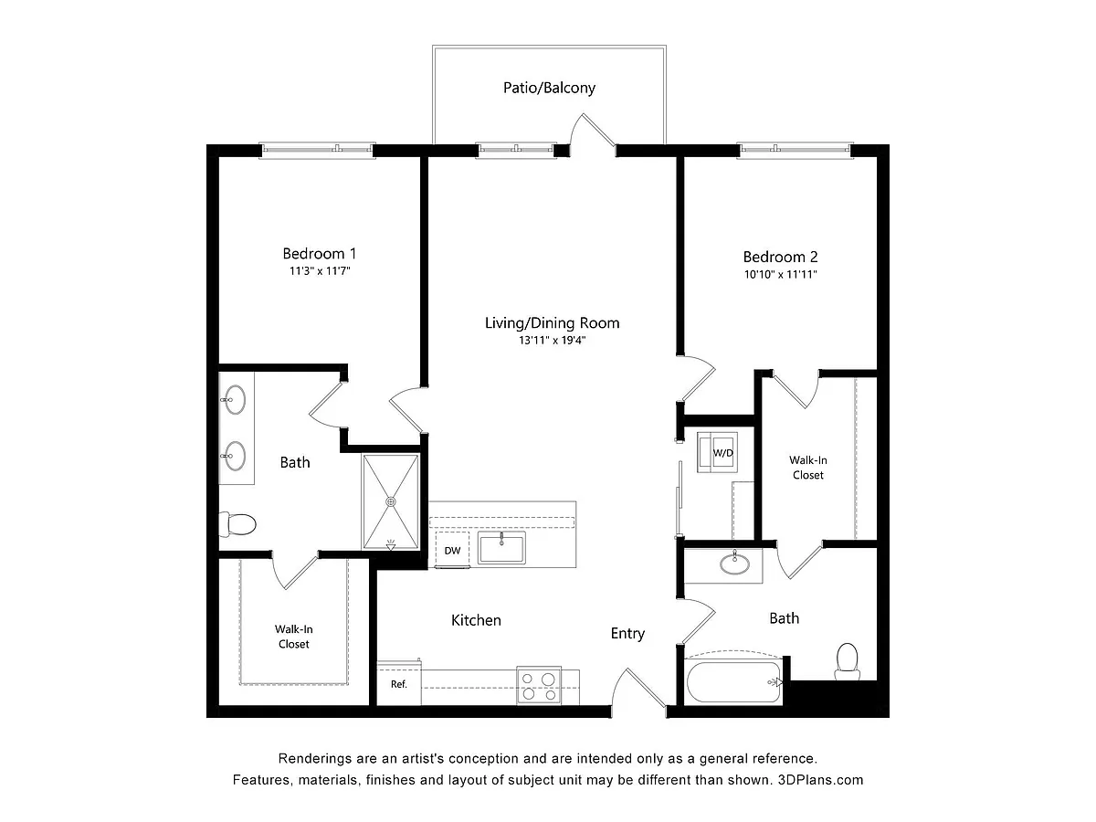 Floor plan B7