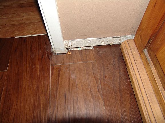 No base board in entire house