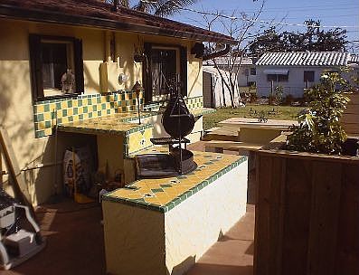 Patio with Mexican Tile