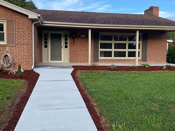 New front porch and sidewalk