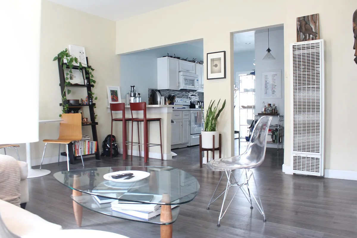 The other side of the Living Room space (lots of natural night) - 219 Columbia Pl #219