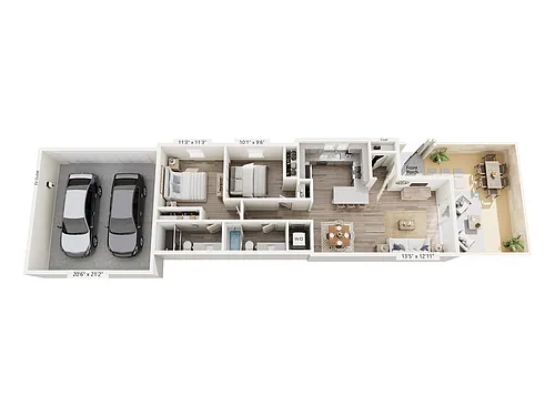 Floor plan Sunrise