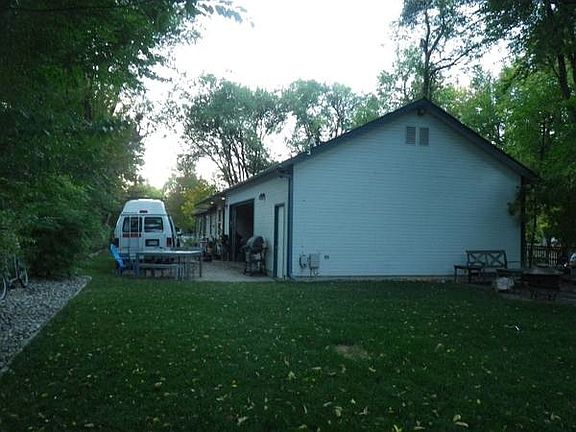 Backyard lawn