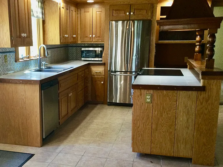 Updated stainless-steel appliances