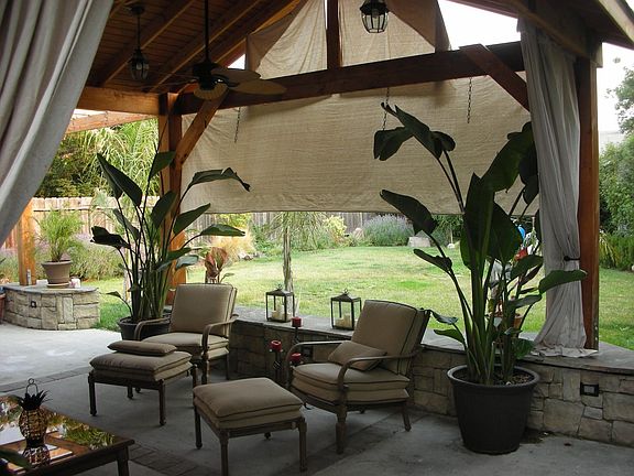 Lanai: Ceiling Fans and Lighting