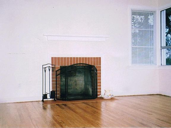 Living room with fireplace