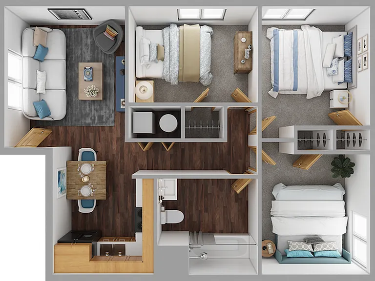 3-Bedroom, Corner Unit 3-Bedroom, Corner Unit