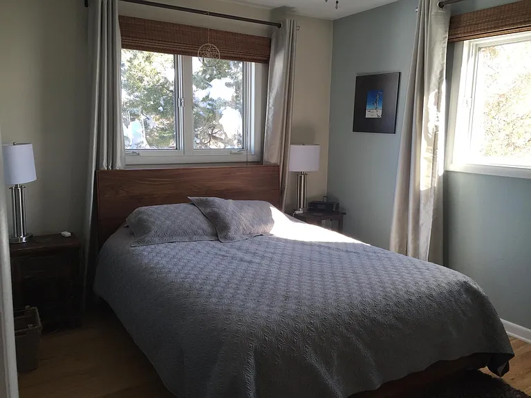 Upstairs bedroom facing the street