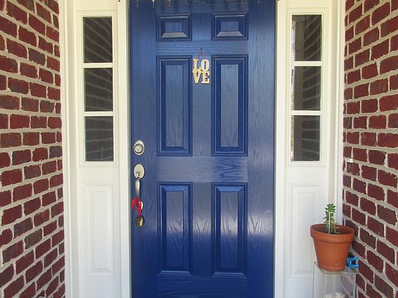 Warm & welcoming front door