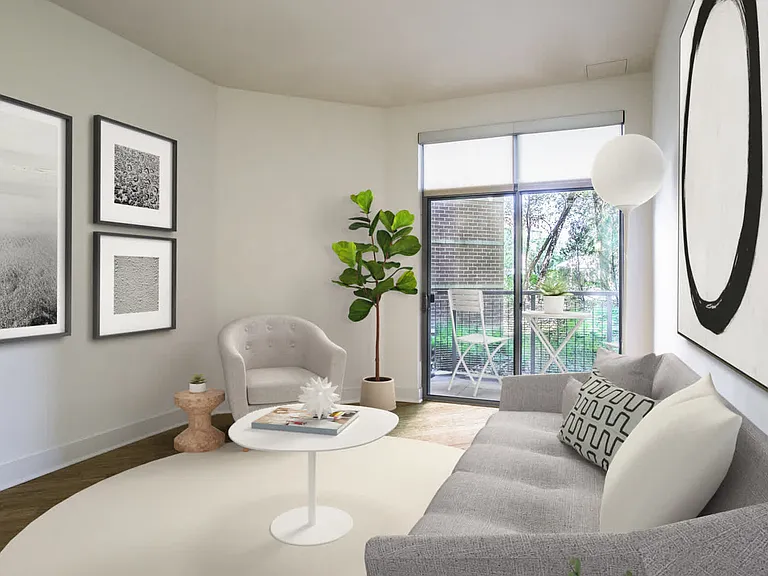Living Room with Patio
