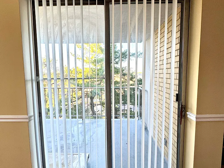 Patio doors from dining room