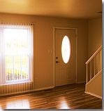 Front entry (this townhome now has been updated with carpet)
