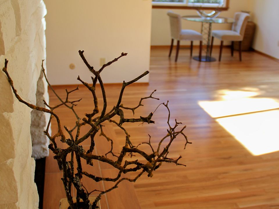 Fire place with new tile