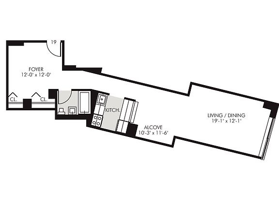 2nd image of 45 Wall St APT 1519