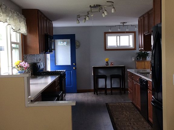 View into kitchen