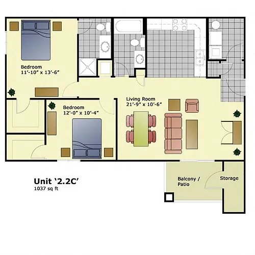 Floor plan 22C