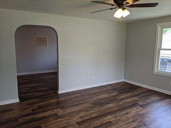 Living room into Kitchen