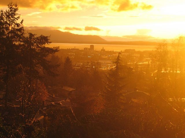 Everchanging views of bay,city lights, western exposure sunsets