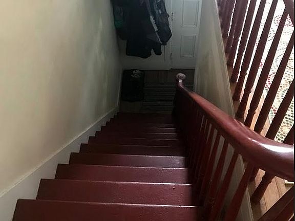 front stairs and entry