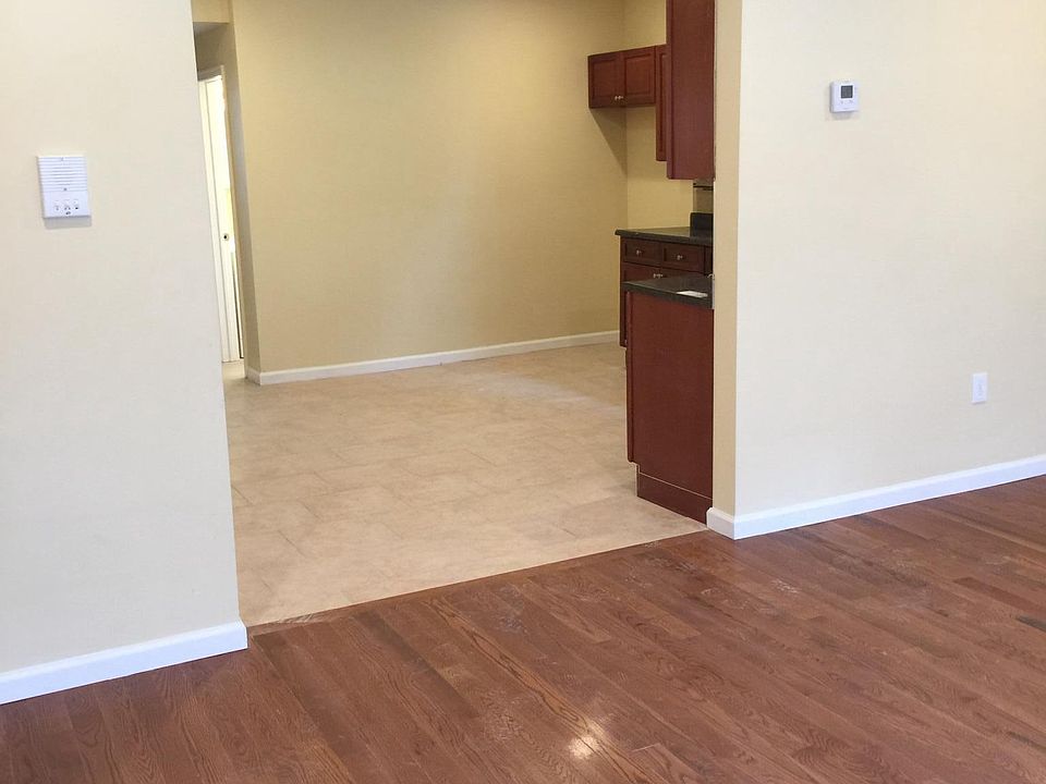 Living room opens to large kitchen