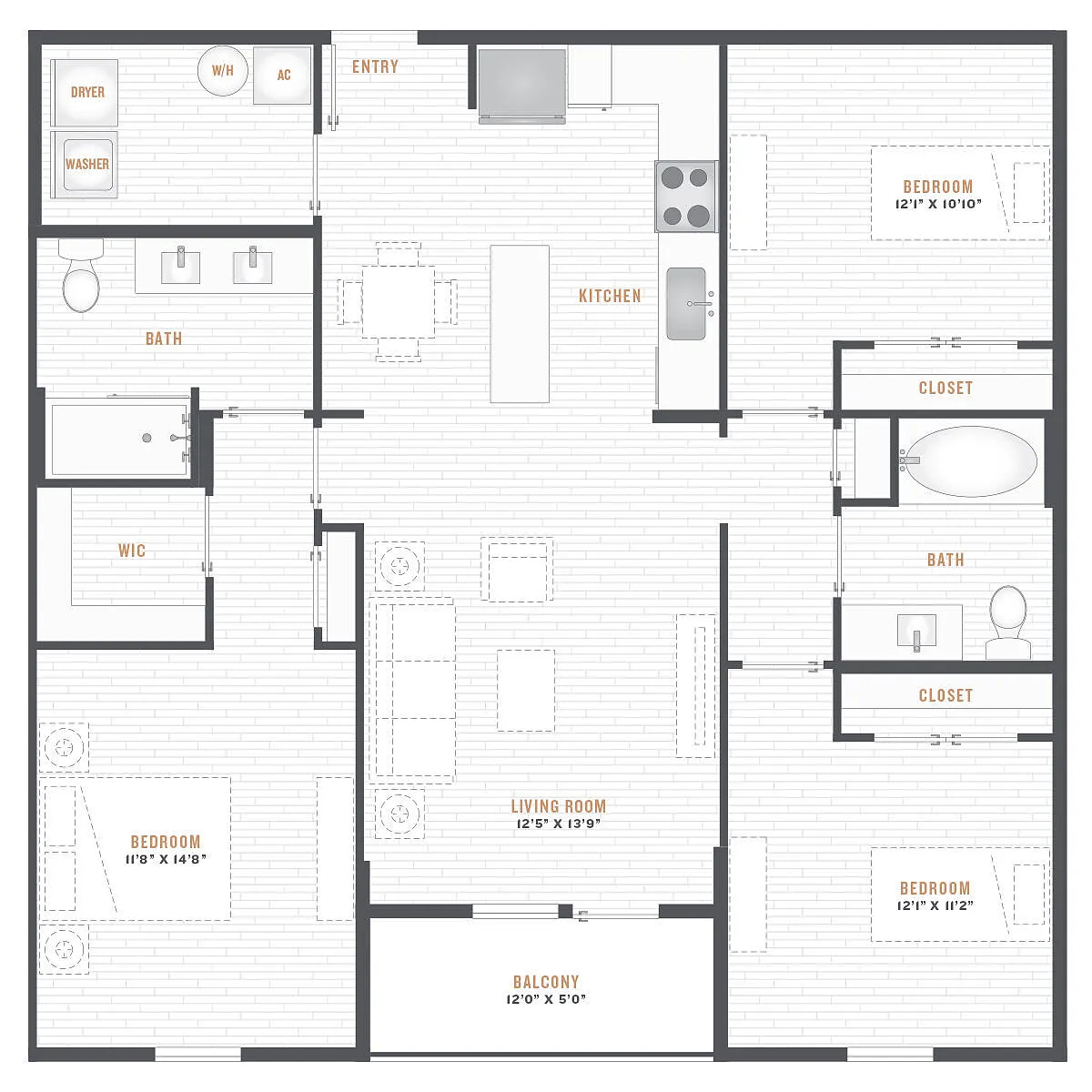 Floor plan C1 - 3X2