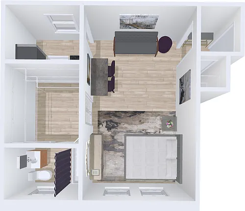 Floor plan studio 14