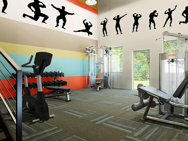 Two-story fitness center designed to help you reach your goals