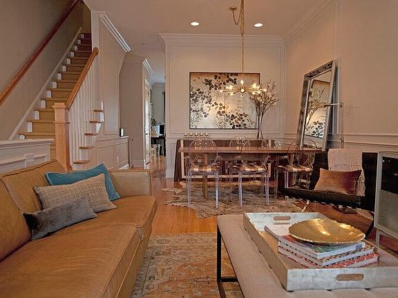 Open Living Room/Dining Room area