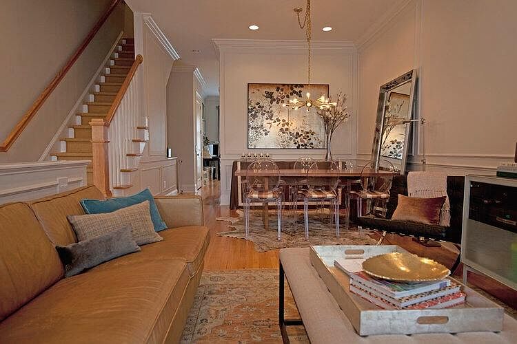 Open Living Room/Dining Room area