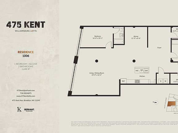 2nd image of 475 Kent Ave APT 1006