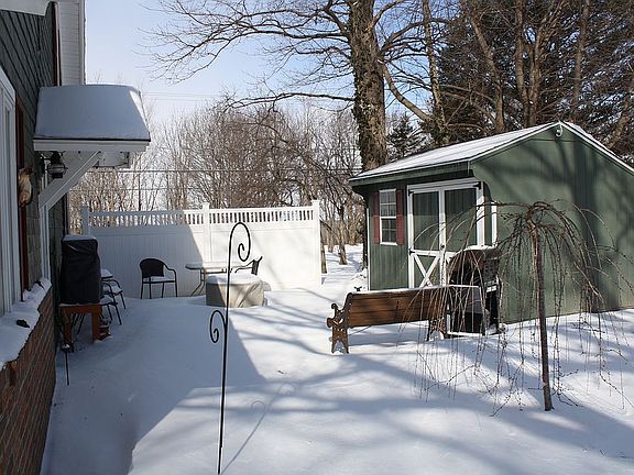 East side patio area