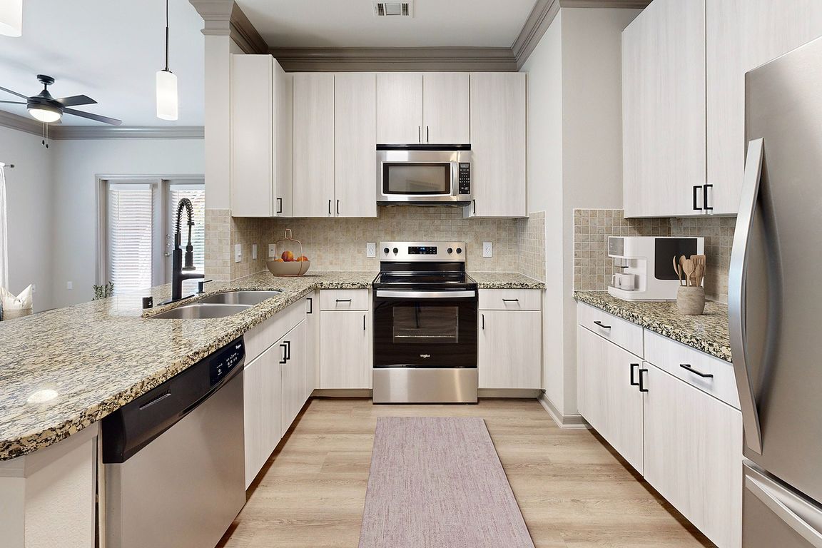 Newly Renovated Kitchen with Stainless Steel Appliances