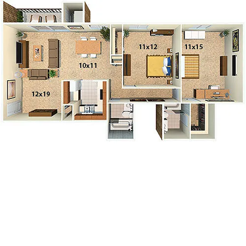 Floor plan Colonial