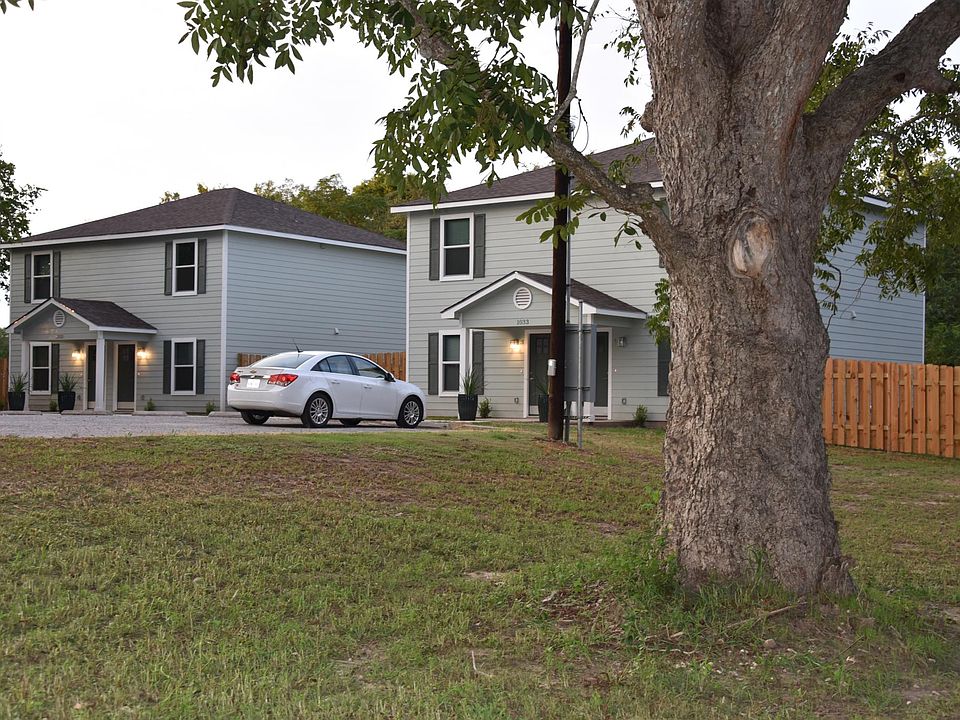 Unit 4 is on the far right side and has the largest backyard.