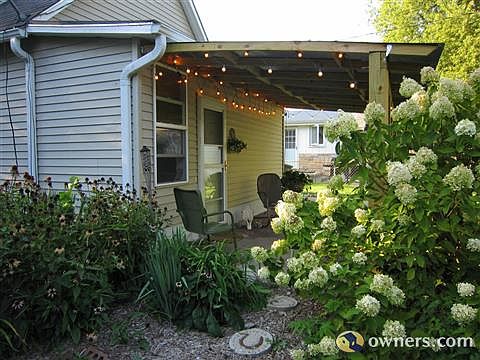 Covered back porch
