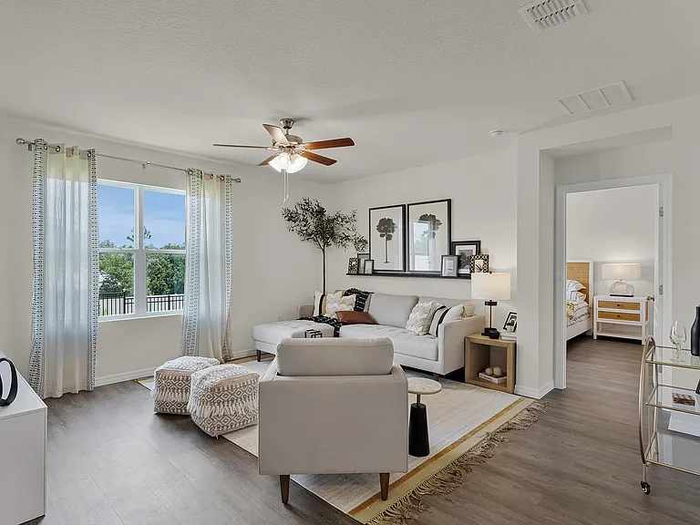 Bright and inviting living space with seamless flow.
