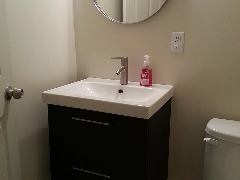 1/2 bath on 1st floor