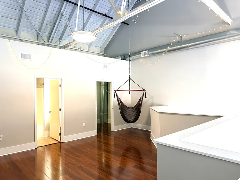Upstairs Loft with walk-in closet and full bathroom