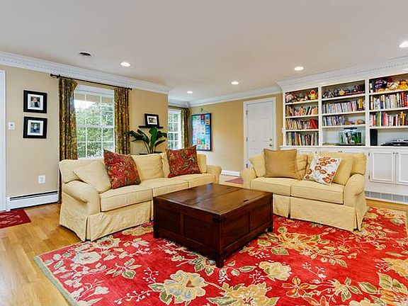 Family Room with Built In