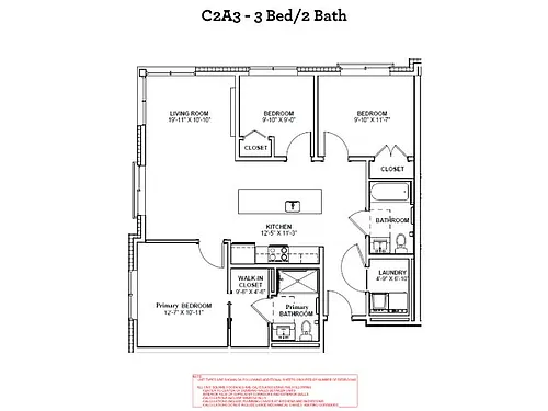 Floor plan C2A3