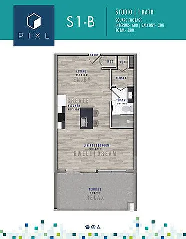 Floor plan S1-B